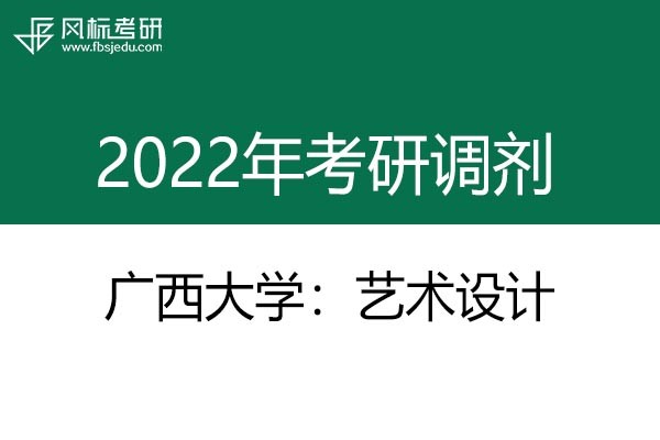 广西大学艺术学院2022年艺术设计考研调剂发布